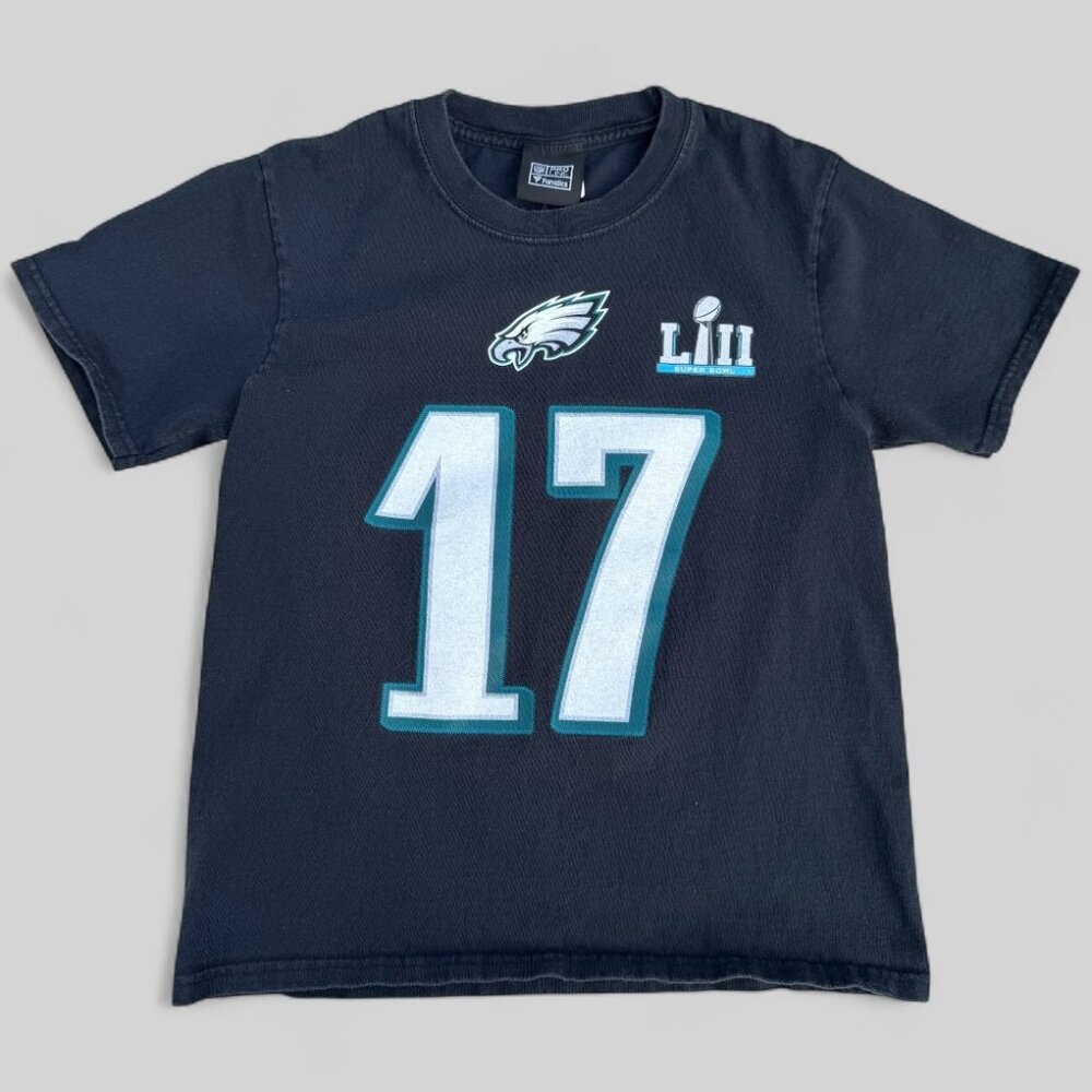 Philadelphia Eagles Black T-Shirt Kids Medium‎
